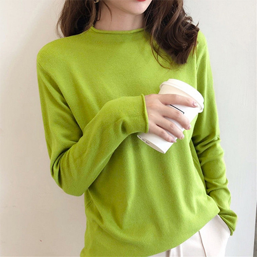 부드러운 데일리 니트탑