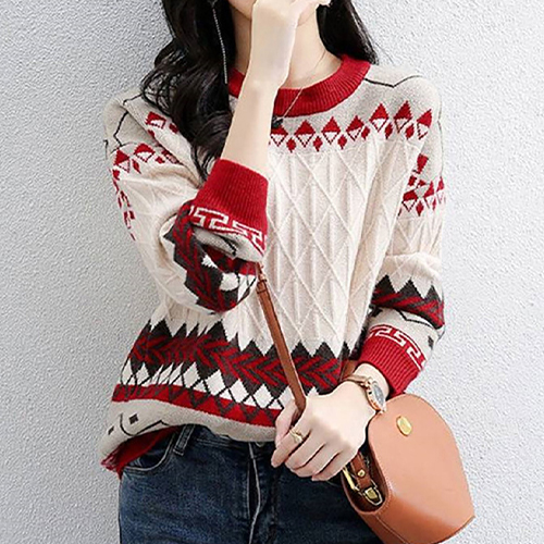 아가일 패턴 데일리 니트 [쿠폰 적용 제외] 