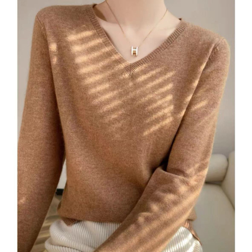 [당일발송]부드러운 베이직 브이넥 니트