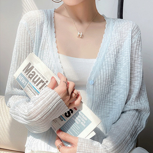 ◈[당일발송] 촉감 좋은 여름 가디건 [장마템/살안템] 