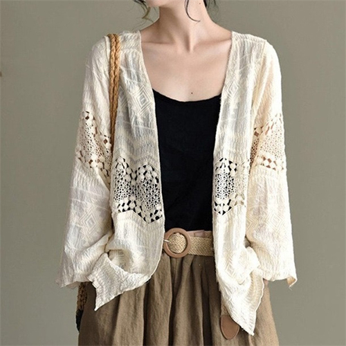 [당일발송] 여름 자수 가디건