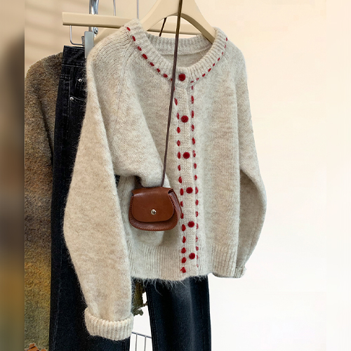 [당일발송] 캐주얼 스티치 긴팔 가디건