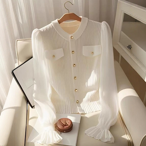 ◈[당일발송] ★월요특가 자정마감 50%★쉬폰 블라우스 가디건