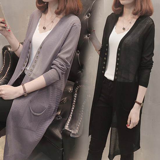 ◈[당일발송] 라이트 썸머 롱 가디건