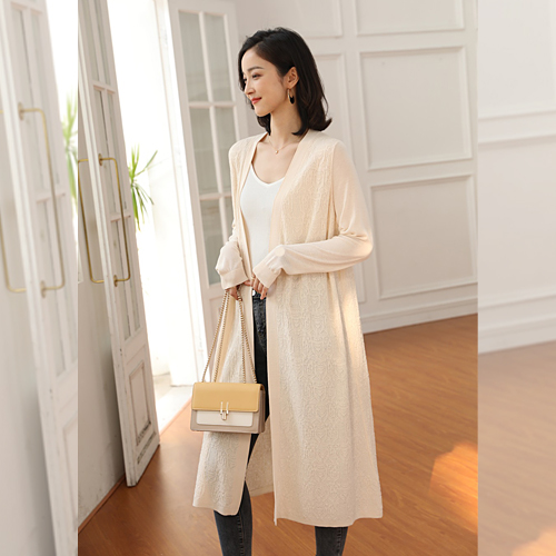 앤틱 패턴 롱 가디건 