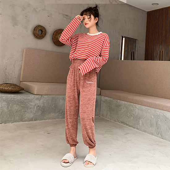 보카시 스티치 밴딩 조거 팬츠