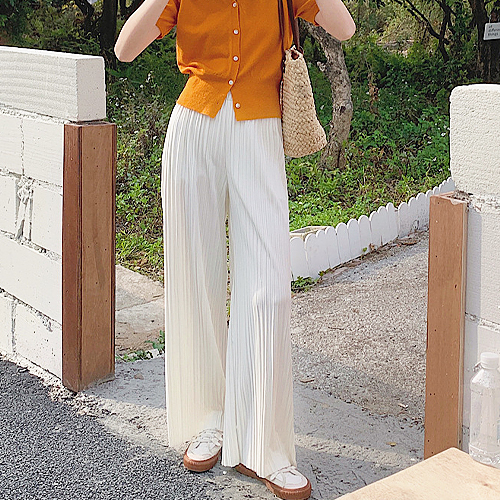 [당일발송] 밴딩 일자 심플 슬랙스