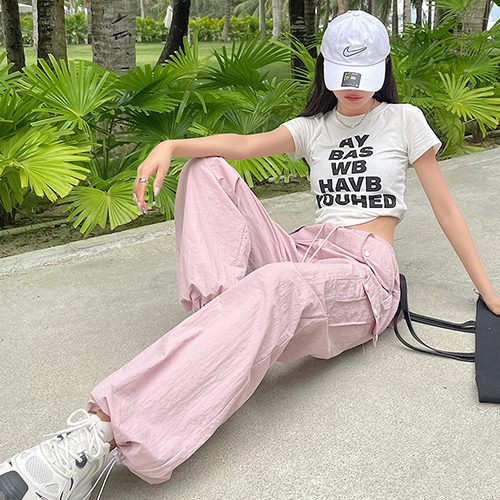 바스락 밴딩 카고 조거 팬츠