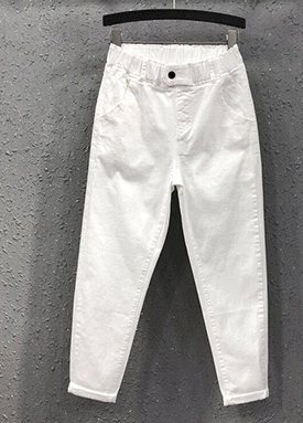 데일리 베이직 밴딩 팬츠