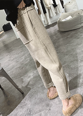 ★수요특가 자정마감 50%★버튼 포켓 롤업 밴딩 팬츠