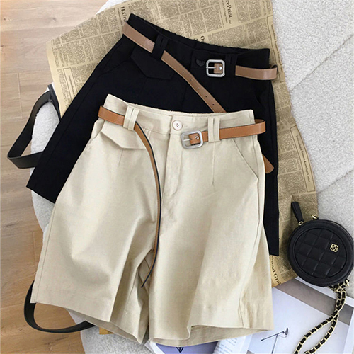 캐주얼 데일리 반바지&벨트