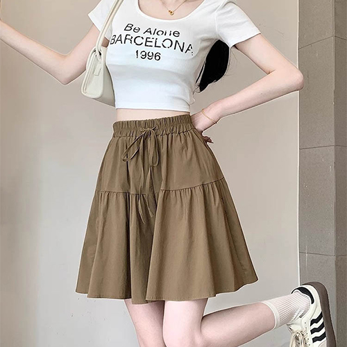 ◈[당일발송] A라인 플레어 밴딩 숏팬츠