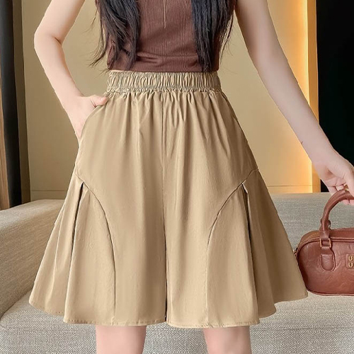 플레어 A라인 밴딩 숏팬츠