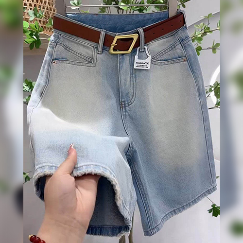 빈티지 워싱 데님 데일리 반바지