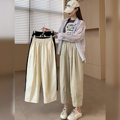 ◈[당일발송] 핀턱 밴딩 와이드 배기 팬츠