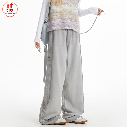 롱핏 와이드 트랙 팬츠[일반/기모 2종류]