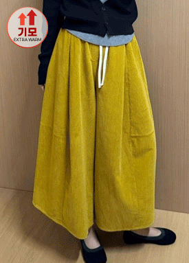 포근 기모 코듀로이 벌룬 팬츠