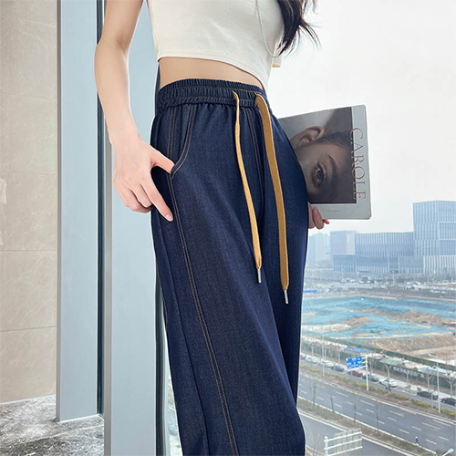 아이스 쿨링 세미와이드 밴딩 팬츠