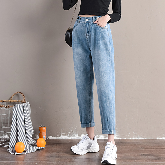 입체핏 워싱 밴딩 데님 팬츠 2종 택1