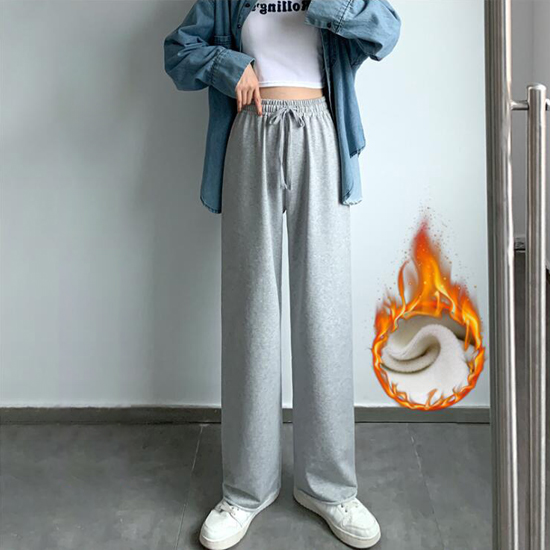 [당일발송] 밴딩 스트레이트 기모 안감 팬츠