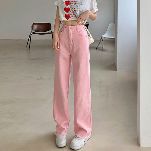 내추럴 컷팅 코튼 스판 팬츠