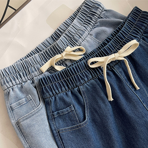 ◈[당일발송] ★자정마감 50%★베이직 일자핏 허리밴딩 데님 팬츠