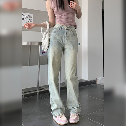 데일리 꾸안꾸 라이트 데님 팬츠