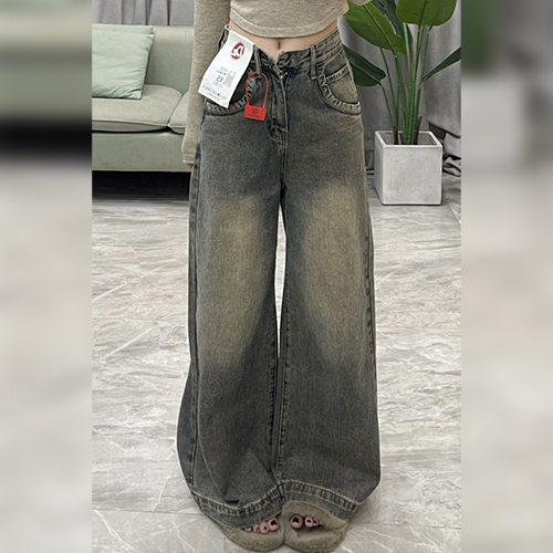 빈티지 워싱 데일리 데님 팬츠