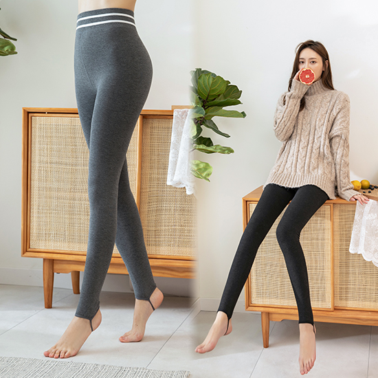 [당일발송] 스트라이프 밴딩 기모 레깅스 