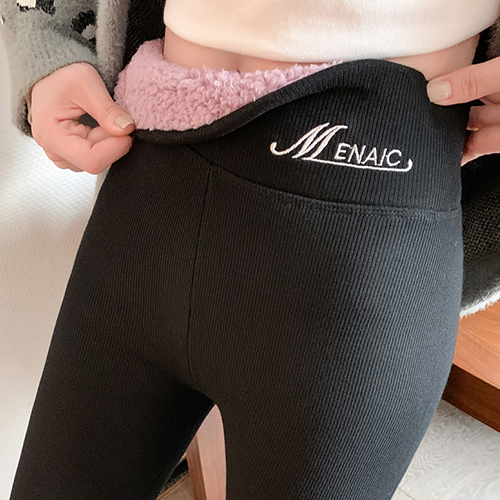 기모 하이 웨이스트 레오 레깅스