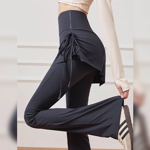 하이웨스트 쫀쫀 부츠컷 치마 레깅스