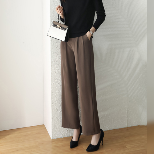 ◈[당일발송] 핀턱 세미 와이드 슬랙스 [쿠폰 적용 제외]