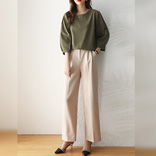 [당일발송] 찰랑 핀턱 슬랙스