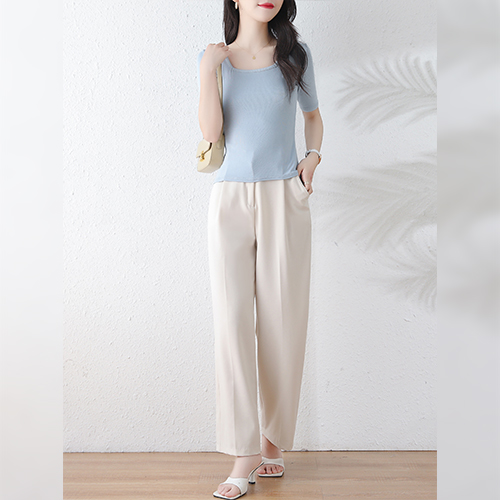 [당일발송] 베이직 와이드 원턱 슬랙스 [쿠폰 적용 제외]