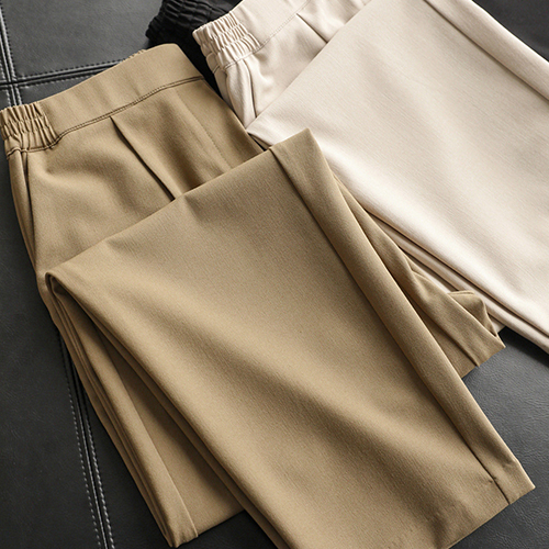 ◈[당일발송] 베이직 9부 밴딩 팬츠