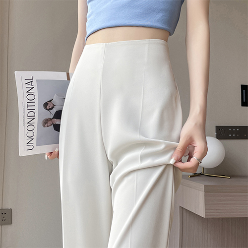 ◈[당일발송] 아이스 텐셀 찰랑 부츠컷 슬랙스