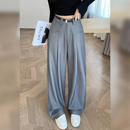 ◈[당일발송] 모던 원핀턱 앞포켓 와이드 슬랙스