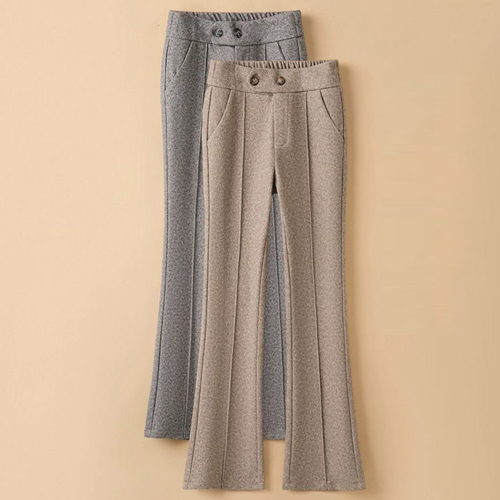 투버튼 부츠컷 포켓 슬랙스 팬츠