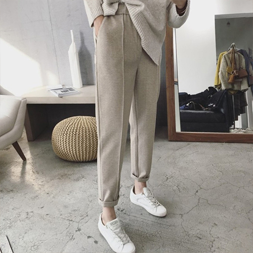 ◈[당일발송] 데일리 핀턱 밴딩 팬츠