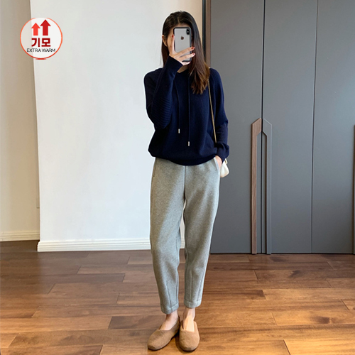 ◈[당일발송] 편안한 데일리 밴딩 팬츠[일반/기모 2가지 타입]
