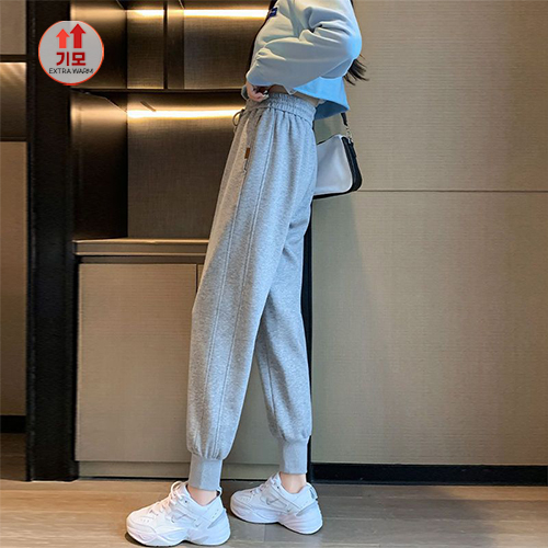 캐주얼 조거 트레이닝 기모 팬츠