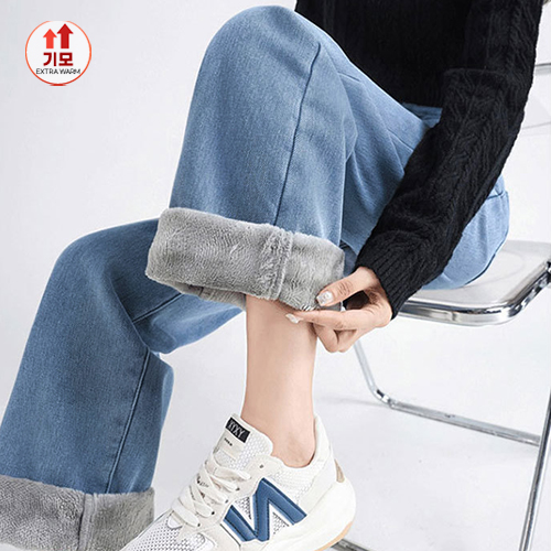 ◈[당일발송] 캐주얼 기모 데님 팬츠 [쿠폰 적용 제외]