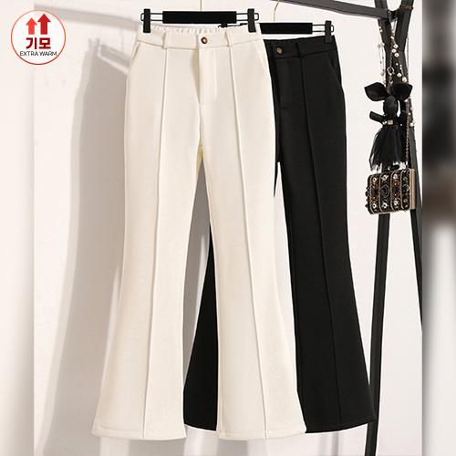 스판 부츠컷 기모 슬랙스