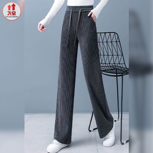 기모 안감 스트레이트 코듀로이 팬츠