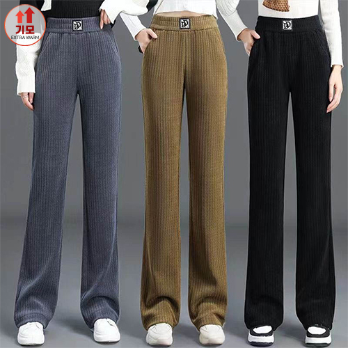 ◈[당일발송]보온 기모 일자핏 코듀로이 팬츠