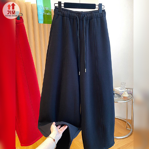 ◈[당일발송] 데일리 겨울 기모 밴딩 팬츠