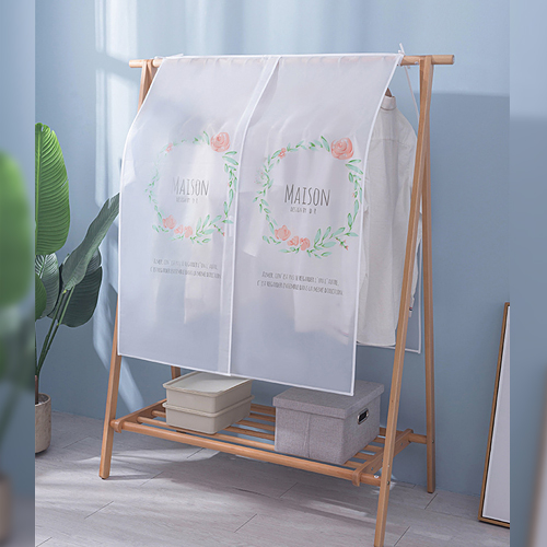 PEVA 소재 일러스트 공간 연출 행거 커버 