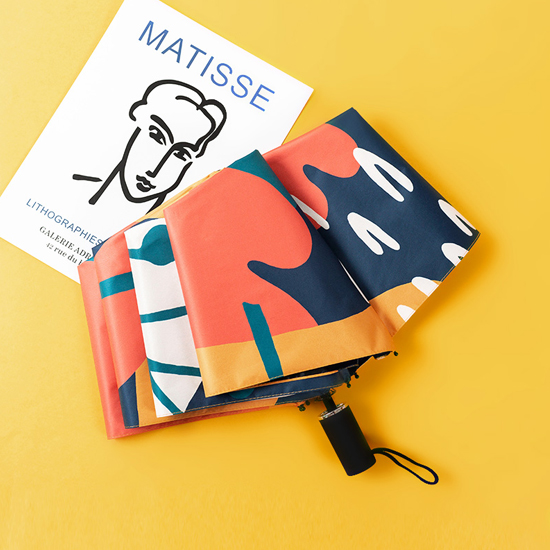 컬러풀 패턴 접이식 3단 우산&양산