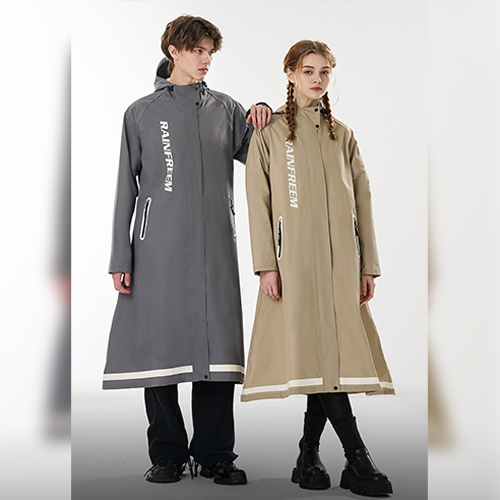 ◈[당일발송] 남녀공용 레터링 레인코트