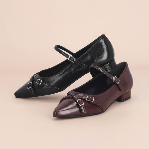 인텐스 by 엘칸토 여성 스트랩 메리제인 플랫 2cm LCWD35I439